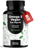 Vegan Omega 3 Kapseln 2000mg - 60 Hochdosierte Kapseln