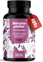 400 Mönchspfeffer Tabletten 20mg - Vegan Frauen Balance