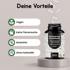 Schwarzer Knoblauch Kapseln - 360 Kapseln - Fermentierter 15:1 Extrakt - Vegan - Bild 4