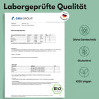 Hochdosierte Bio Spirulina Tabletten - 600 Stück, Vegan