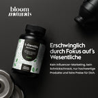 Hochdosierte L-Carnitin Kapseln 3196mg - 180 Vegane Kapseln