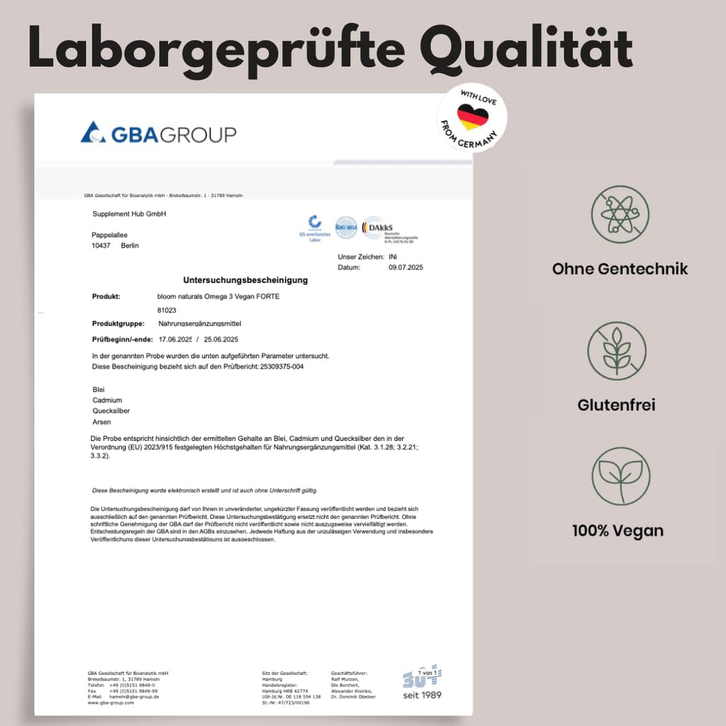 Omega 3 Vegan Kapseln 2000mg - 60 Stk. - Hochdosiert