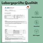 Hochdosierte Ginkgo + Ginseng Tabletten - 400 Stück, Vegan