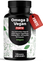 High-Dose Vegan Omega 3 Capsules - 2000mg Algae Oil