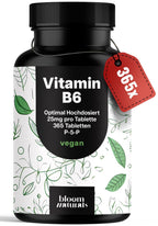 Vitamin B6 P5P 25mg - 365 Vegan Tablets - Lab Tested