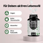 Biotin, Zink, Selen Komplex 10.000 mcg - 400 Tabletten Vegan