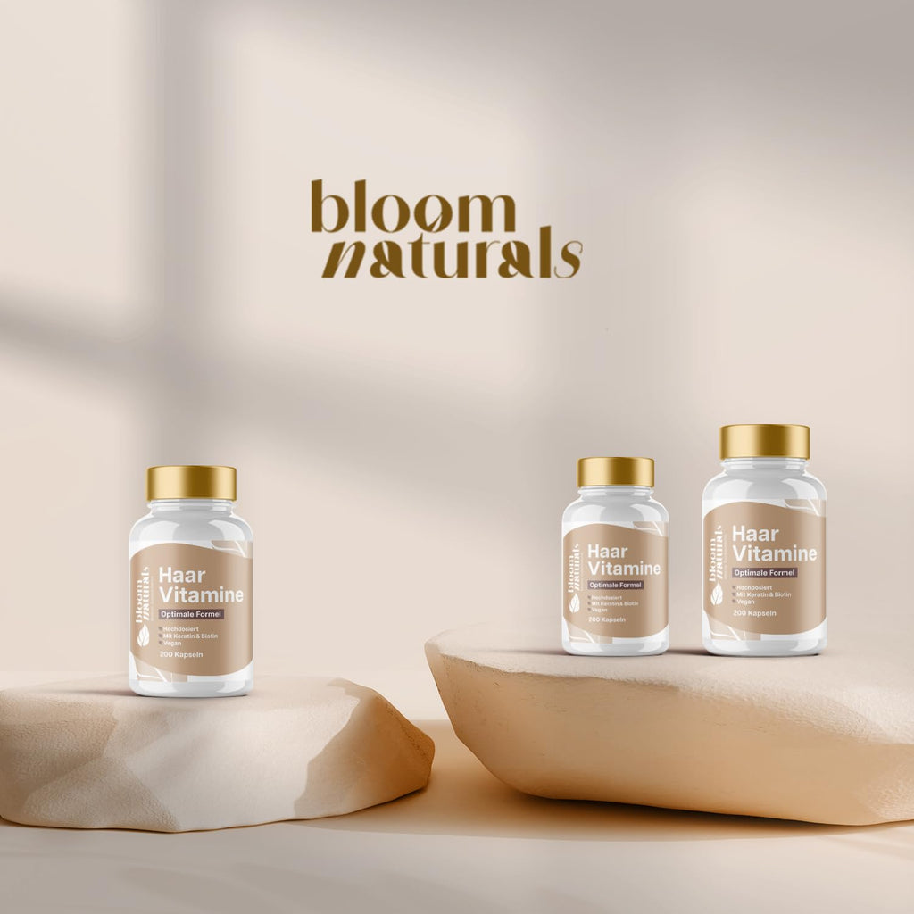 Haar Vitamine 200 Kapseln - Biotin, Selen, Zink & Keratin