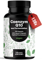 Coenzym Q10 Kapseln - 200mg, 130 Vegan Kapseln