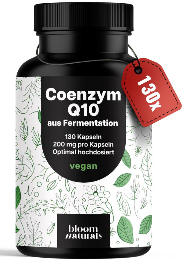 Coenzym Q10 Kapseln - 200mg, 130 Vegan Kapseln