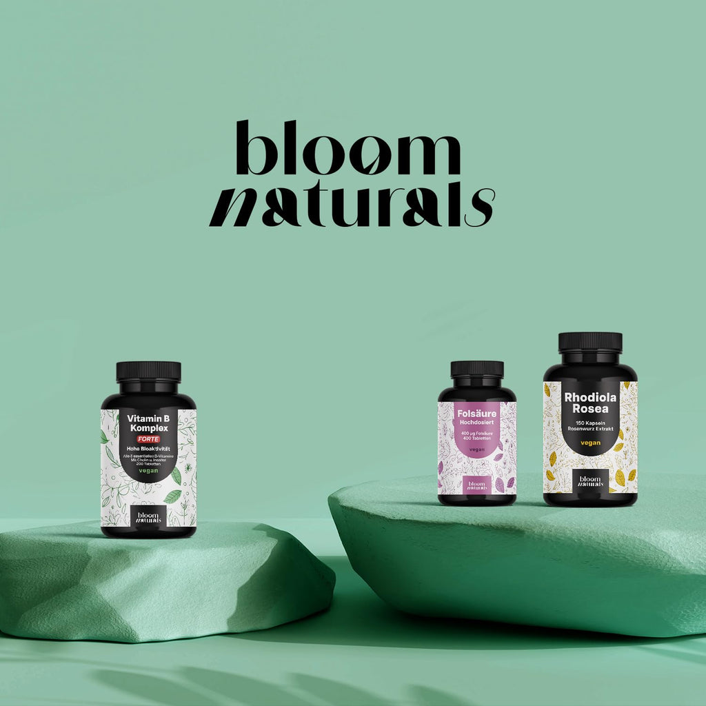 Hochdosiertes B-Komplex - 200 Tabletten - Vegan & Laborgeprüft