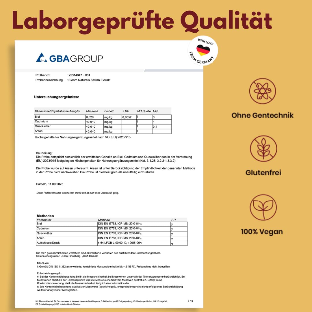 160 Tabletten AFFRON® Safran Extrakt 30mg - Vegan