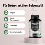 Magnesium oxid 400mg Kapseln - Hochdosiert, Vegan, 400 Stück
