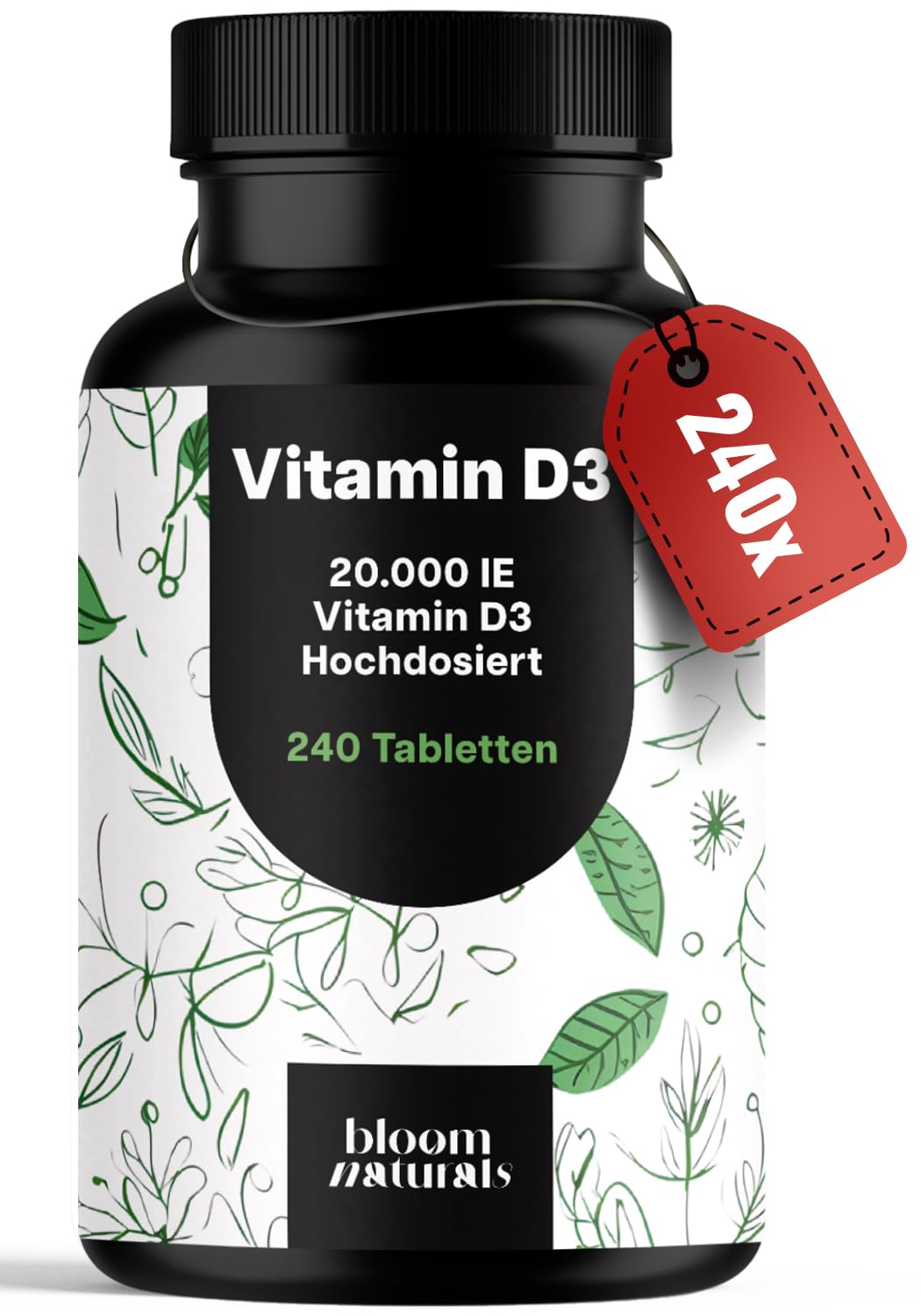 Vitamin D3 20000 IE - 240 Tabletten