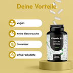 Vitamin B3 365 Kapseln 500mg Nicotinamid (B3) Vegan - Verpackung kann variieren