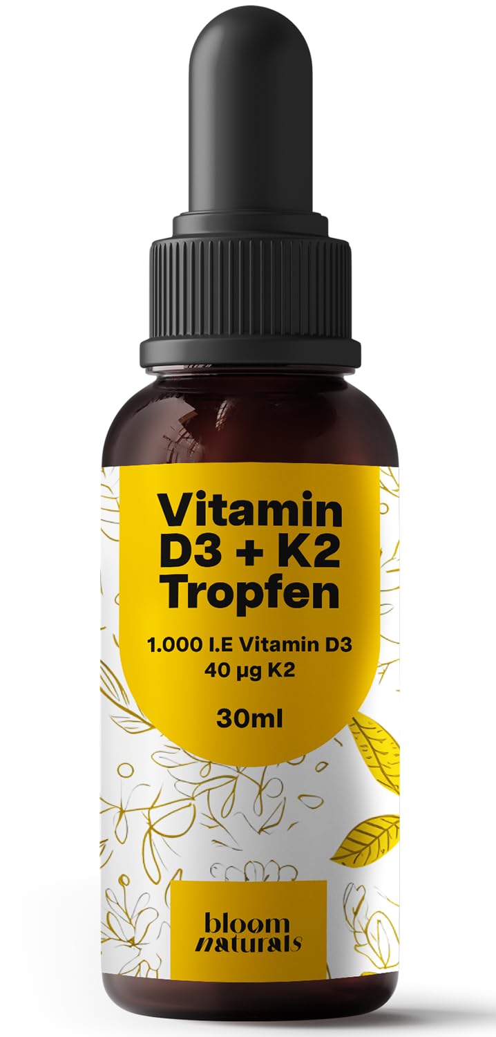 Vitamin D3 K2 Tropfen 30 ml - Hochdosiert, Laborgeprüft