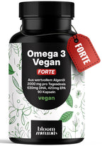 Omega 3 FORTE Vegan Kapseln - 90 Stück - 2000mg Algenöl