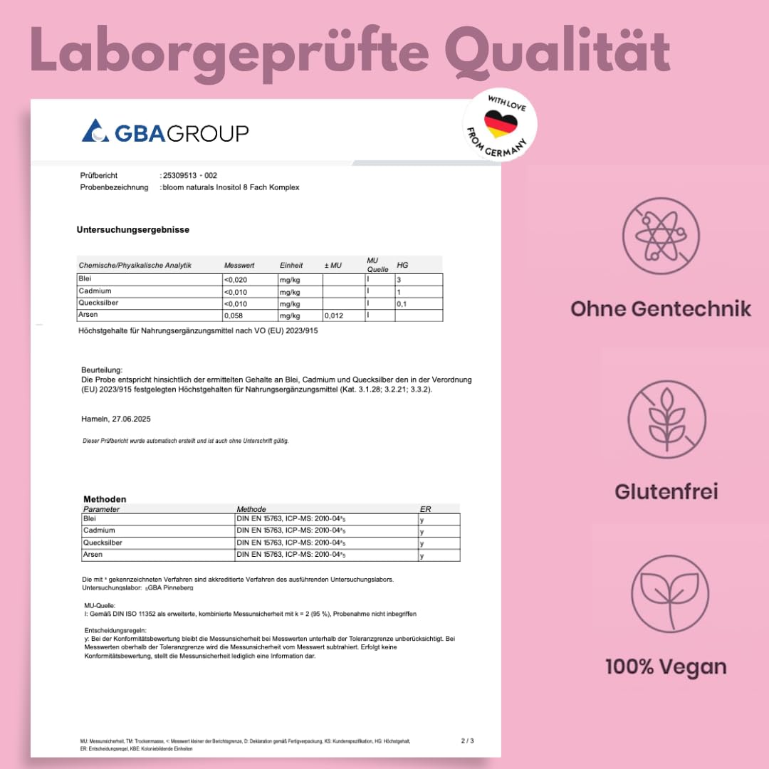 Hormon Balance für Frauen Inositol Komplex 180 Kapseln