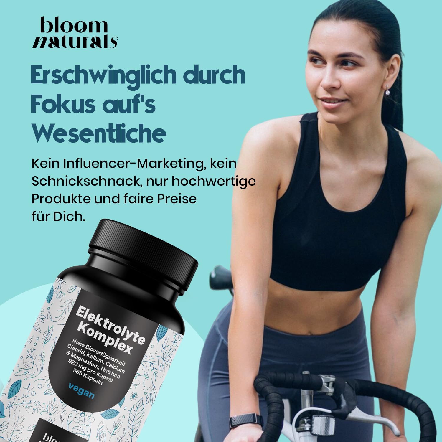 Elektrolyte Komplex 365 Kapseln - Vegan, 920mg pro Kapsel