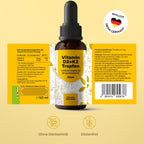 Vitamin D3 K2 Tropfen 50ml - Hochdosiert 1000 IE D3