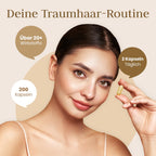 Haar Vitamine 200 Kapseln - Biotin, Selen, Zink & Keratin