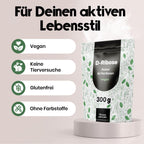 D-Ribose Pulver 300g – 60 Portionen, Vegan, Laborgeprüft