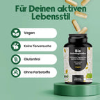 Hochdosierte Bio Ashwagandha Kapseln 600 mg - 180 Stück