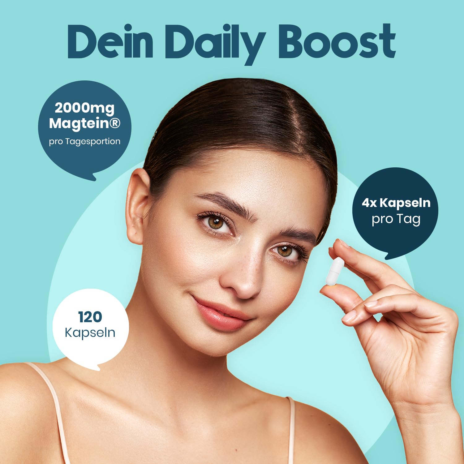 Magtein® Magnesium L-Threonate - 2000 mg, 120 Kapseln