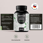 Vitamin D3 2000 IE - 400 Tabletten - Immunsystem & Knochen