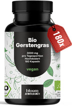 Bio Gerstengras 3000mg - 180 Vegane Kapseln