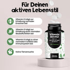 Vitamin D3 K2 20,000 IE – 365 Tablets – XXL Family Pack