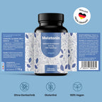 Melatonin Tabletten 400 Stück - 0,5mg - Vegan, Made in Germany