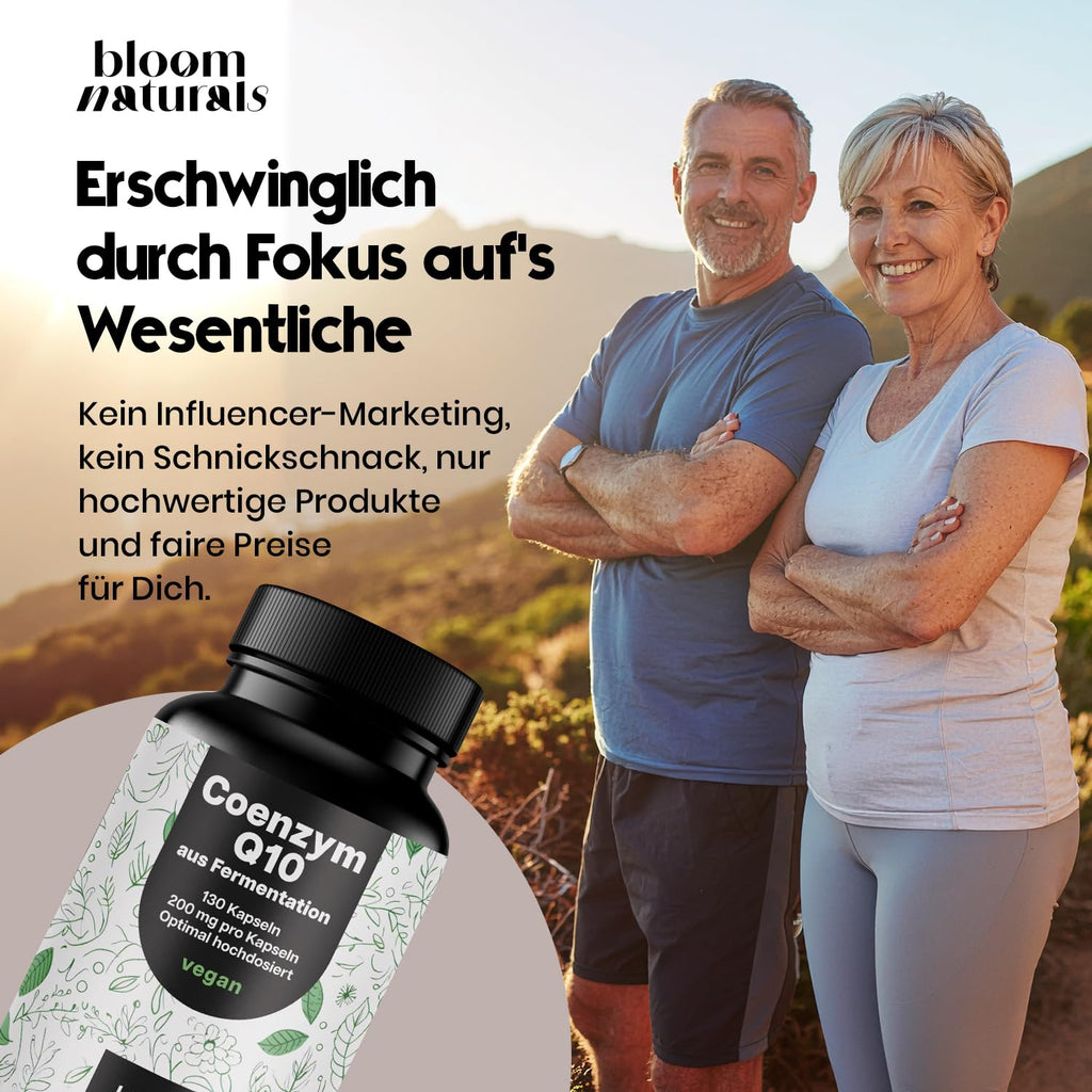 Coenzym Q10 Kapseln - 200mg, 130 Vegan Kapseln