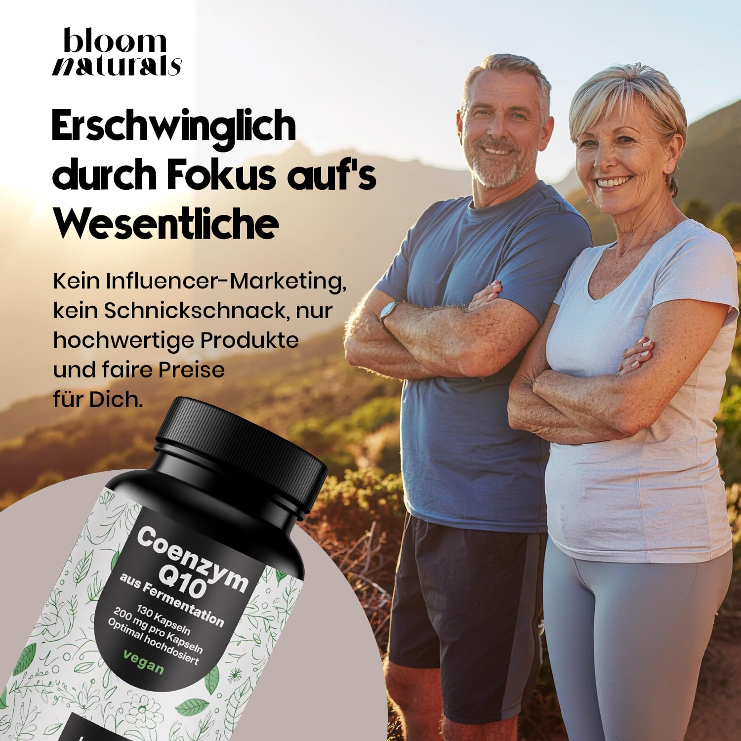 Coenzym Q10 Kapseln - 200mg, 130 Vegan Kapseln