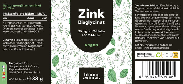 Calcium Citrat Hochdosiert - 240 Tabletten - 1000mg Calcium pro Tagesportion - vegan