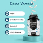 L-Tyrosin hochdosiert - 365 Kapseln - 1300 mg pro Tagesportion - vegan - aus pfl Bild 4