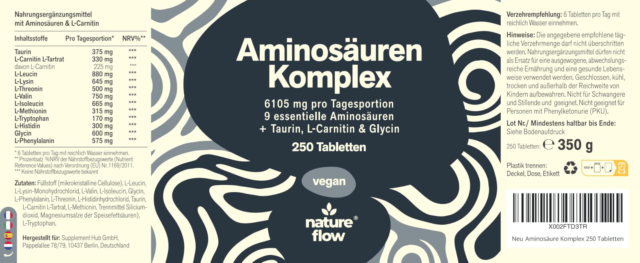 Vitamin B Komplex Hochdosiert – 200 Tabletten – Alle 8 Essentiellen B-Vitamine (B1, B2, B3, B5, B6, 