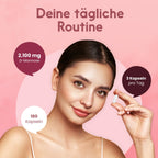 D-Mannose Kapseln mit Cranberry + Vitamin C - 180 Kapseln - 2100 mg D-Mannose pr Bild 3
