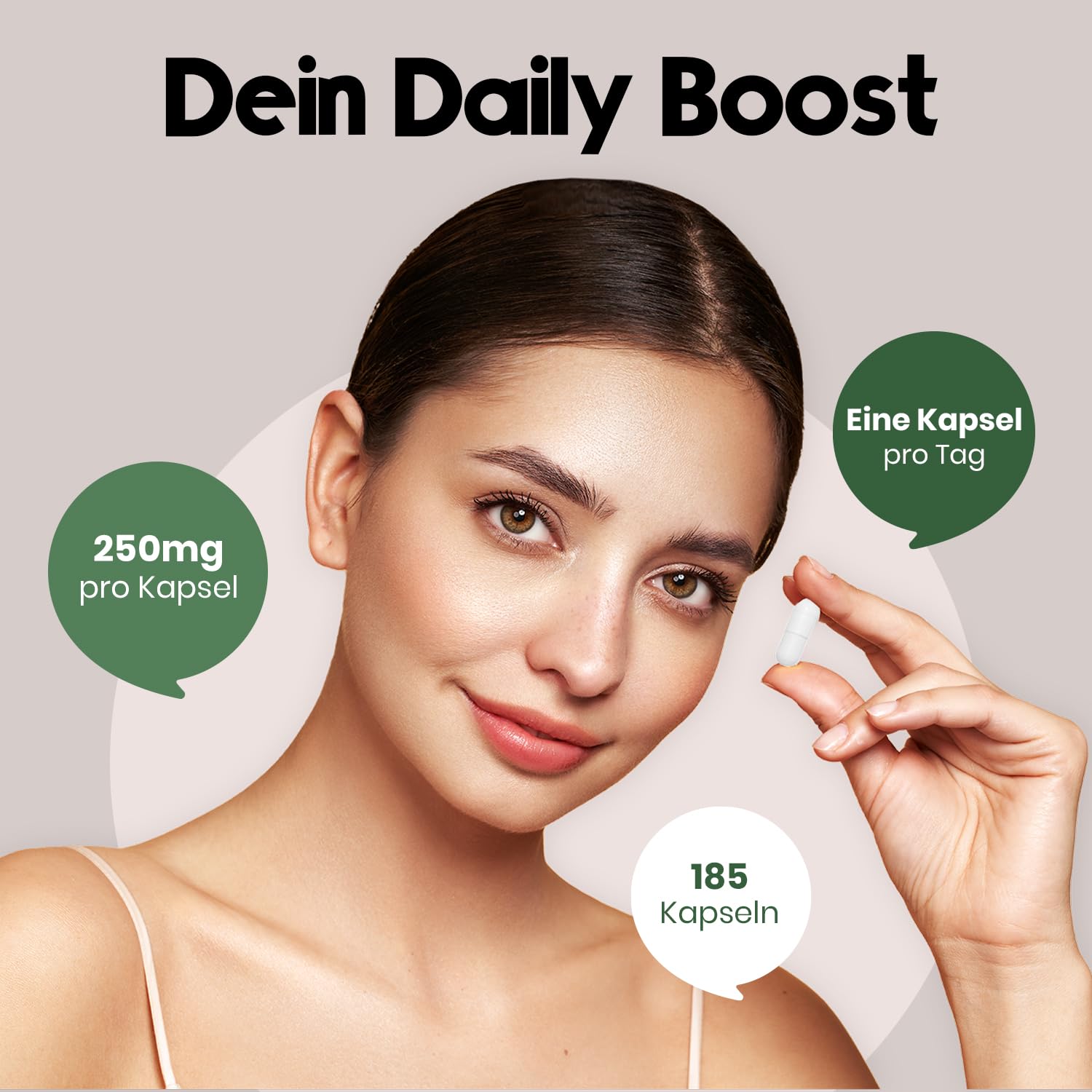 Vegan Coenzym Q10 Kapseln 250mg - 185 Stück, Made in Germany