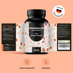 Kürbiskernöl Kapseln Hochdosiert mit Vitamin E - 420 Softgel-Kapseln - 3000 mg K Bild 6