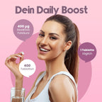 Bioaktive Folsäure 400µg - 400 Tabletten, vegan & hochdosiert