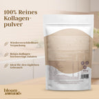 Grassgefüttertes Collagen Pulver 500g - Hochdosiert & Geschmacksneutral Kollagen Hydrolysat Pulver, Peptid Typ 1 & 3 - Kollagen Peptide - produziert in Deutschland - Verpackung kann variieren