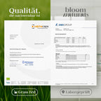 Grassgefüttertes Collagen Pulver 500g - Hochdosiert & Geschmacksneutral Kollagen Hydrolysat Pulver, Peptid Typ 1 & 3 - Kollagen Peptide - produziert in Deutschland - Verpackung kann variieren