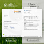 Grassgefüttertes Collagen Pulver 1000g (1 KG) - Hochdosiert & Geschmacksneutral Kollagen Hydrolysat Pulver, Peptid Typ 1 & 3 - Kollagen Peptide - abgefüllt in Deutschland Laborgeprüft