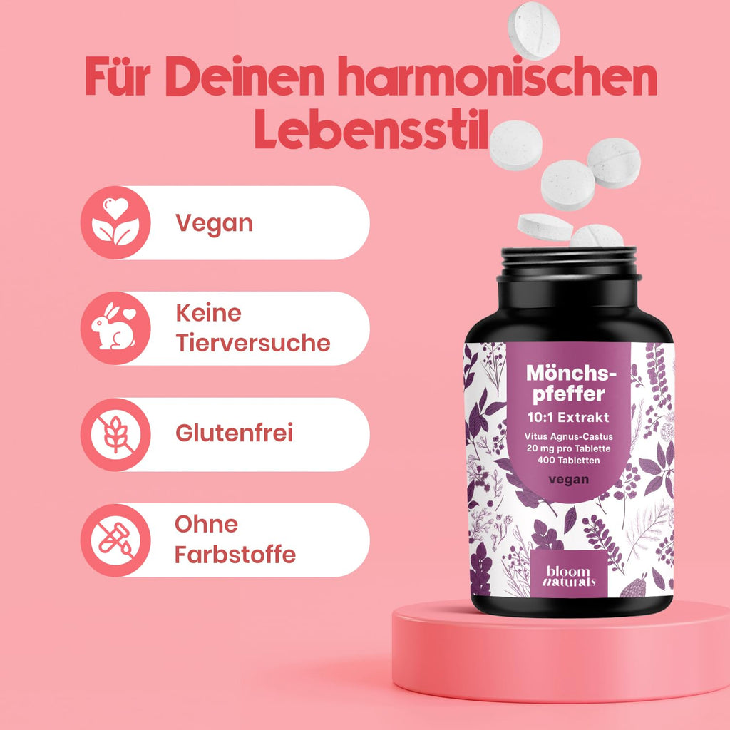 400 Mönchspfeffer Tabletten 20mg - Vegan