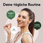 Hochdosiertes Vitamin D3 K2 - 180 Tabletten - 10000 IE