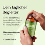 Magnesium Komplex hochdosiert - 200 Kapseln - 400 mg Magnesium pro Tag + Vitamin Bild 5