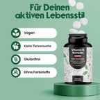 Hochdosiertes B-Komplex - 200 Tabletten - Vegan & Laborgeprüft