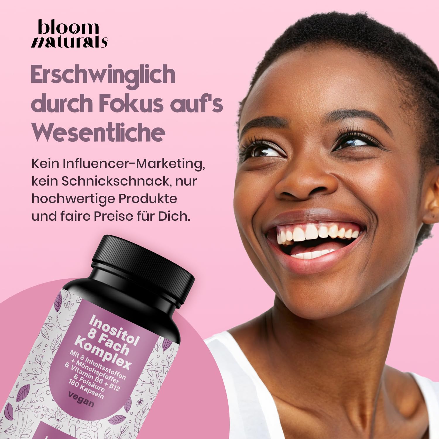 Hormon Balance für Frauen Inositol Komplex 180 Kapseln