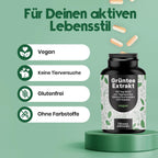 Hochdosierter Grüntee Extrakt 200 Kapseln - Vegan