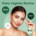 Bio Ashwagandha Kapseln 365 - Hochdosiert & Vegan